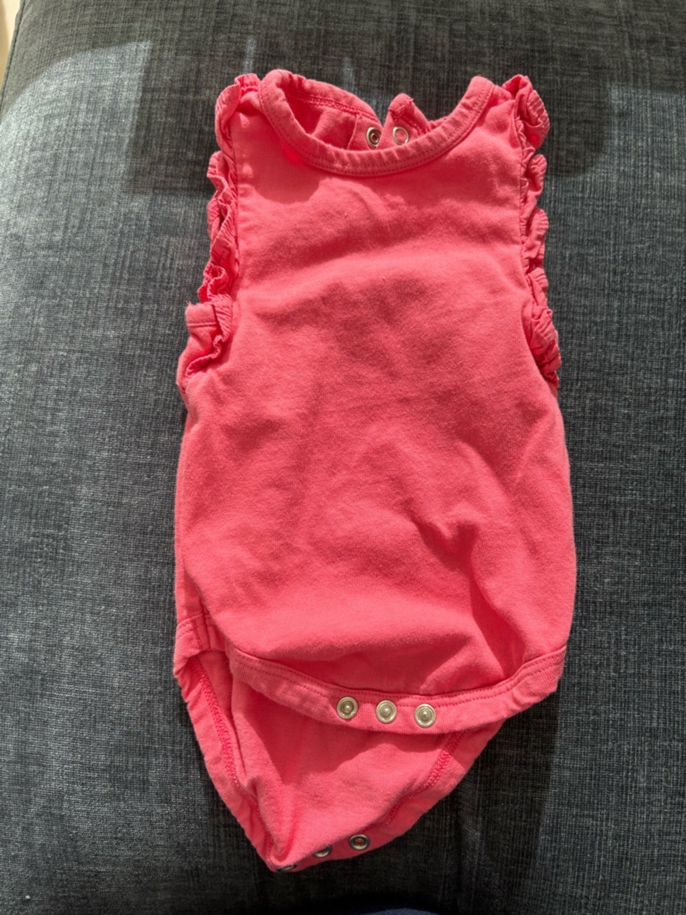 Pehr Ruffle-Sleeve Baby Onesie, 0-3 M